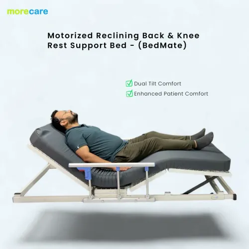 Morecare Bedmate - Motorized Reclining Back & Knee Rest Support Bed
